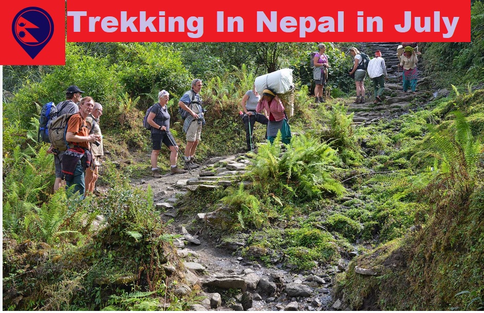 trekking in nepal in July